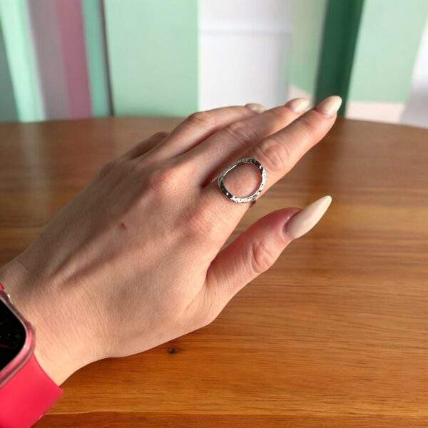 Silver Mirage Ring silber - Edelstahl, verstellbar - Image 2
