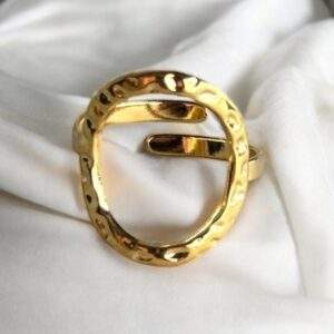 Golden Mirage Ring gold - Edelstahl, verstellbar