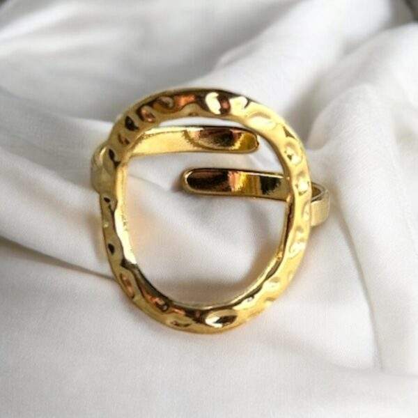 Golden Mirage Ring gold - Edelstahl, verstellbar