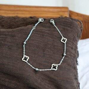 Floral Dreams Bracelet - silber, Edelstahl