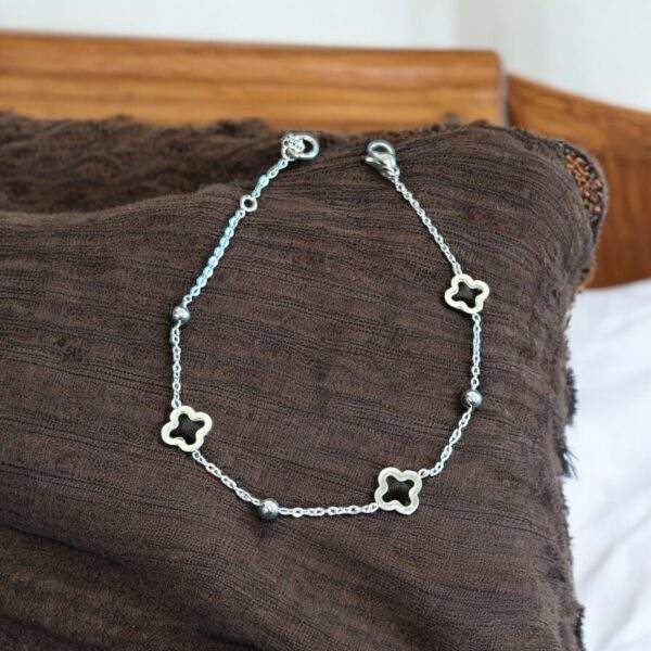 Floral Dreams Bracelet - silber, Edelstahl
