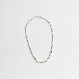 simple Chain Halskette - silber, Edelstahl