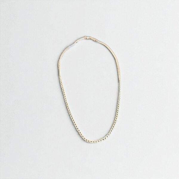 simple Chain Halskette - silber, Edelstahl