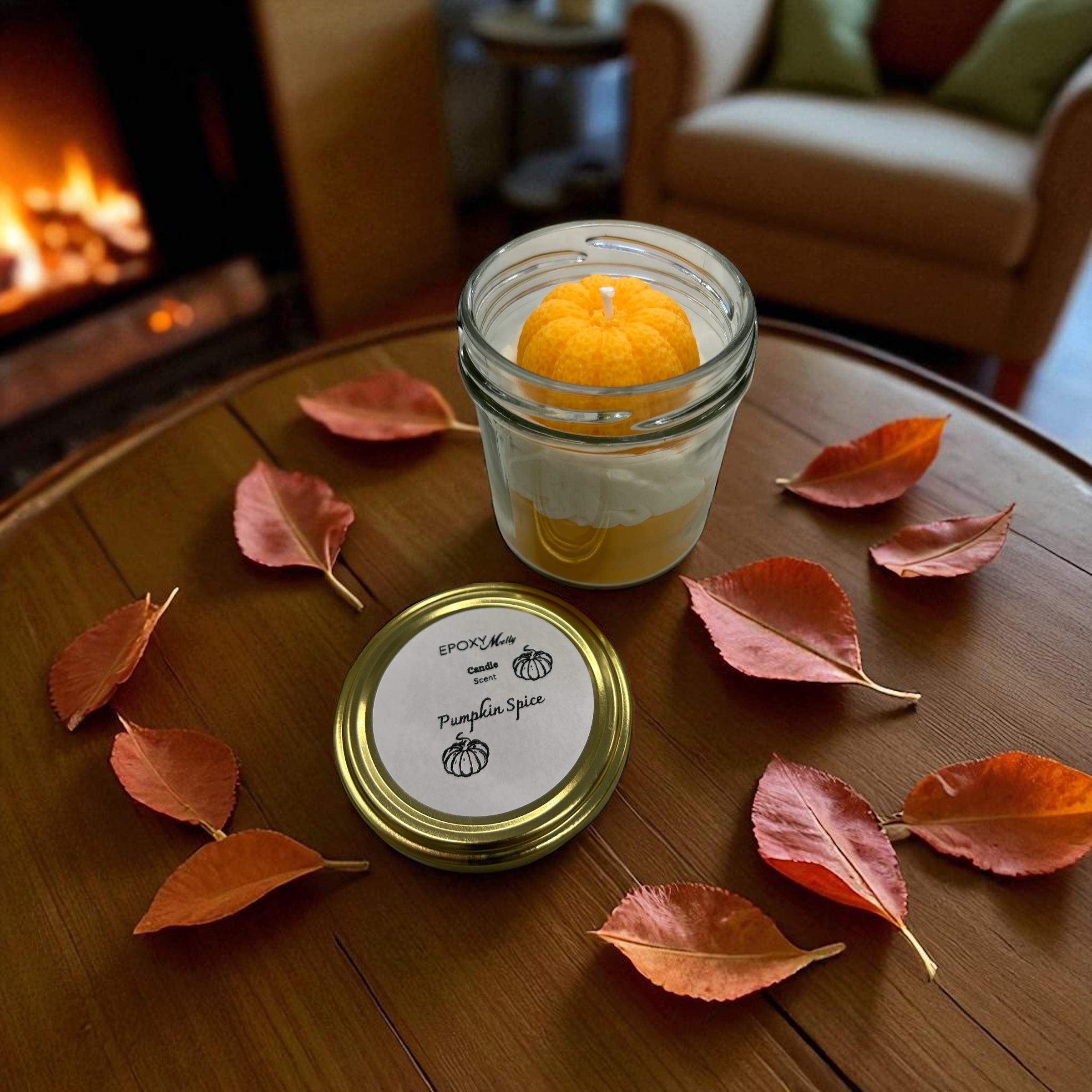 Pumpkin Spice Duftkerze - ca. 25h Brenndauer