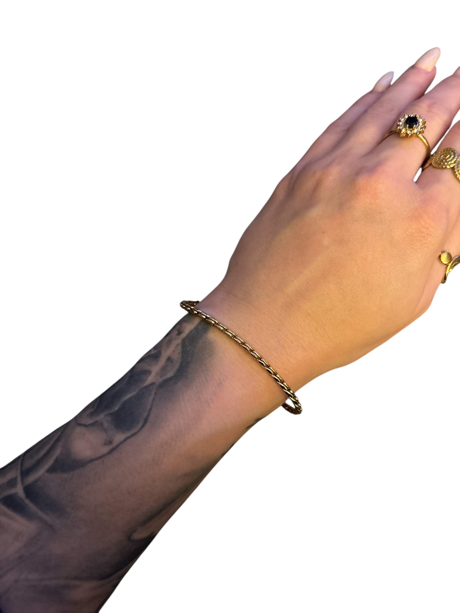 Modern Chain Armband gold - Edelstahl, Wasserfest - Image 2