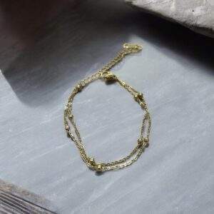 Delicate touch Armband - gold, Edelstahl