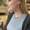 sparkle black Creoles - silber, Edelstahl - Image 2