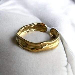 Golden Wave gold - Edelstahl, verstellbar