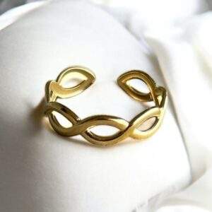 Twisted Soul gold - Edelstahl, verstellbar