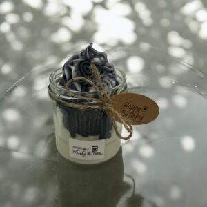 Whisky & Jazz Duft - Happy Birthday Cupcake Kerze
