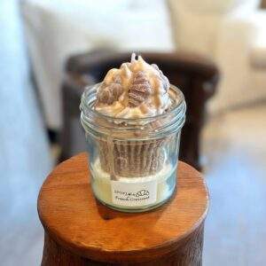 Französisches Croissant Duft - Cupcake Kerze
