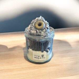 Whisky & Jazz Duft - Cupcake Kerze