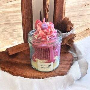 Gezuckerte Beeren Duft - Cupcake Kerze
