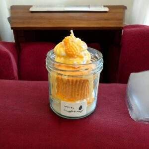 Ananas & Mango Duft - Cupcake Kerze