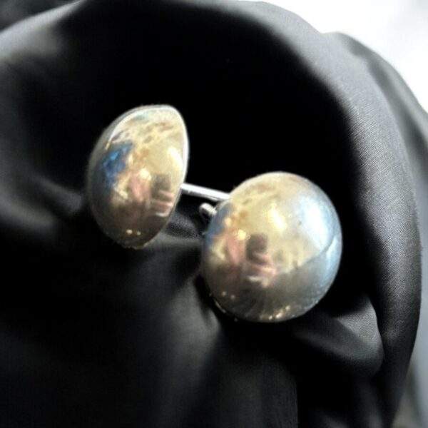 Halo Ohrstecker silber