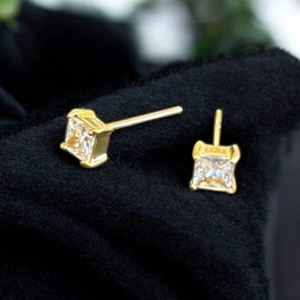 Star Shine Ohrstecker gold - Edelstahl