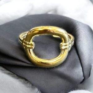 Bold Bond Ring gold - Edelstahl, verstellbar