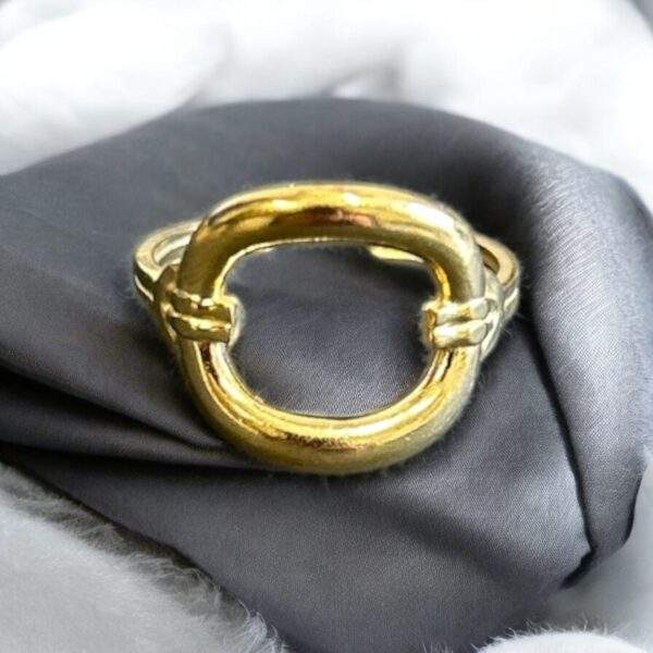 Bold Bond Ring gold - Edelstahl, verstellbar