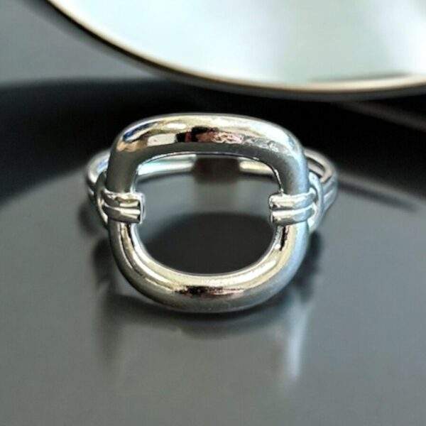 Bold Bond Ring silber - Edelstahl, verstellbar