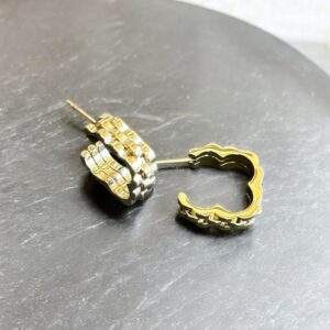 Boxed Beauty Creoles - gold, Edelstahl