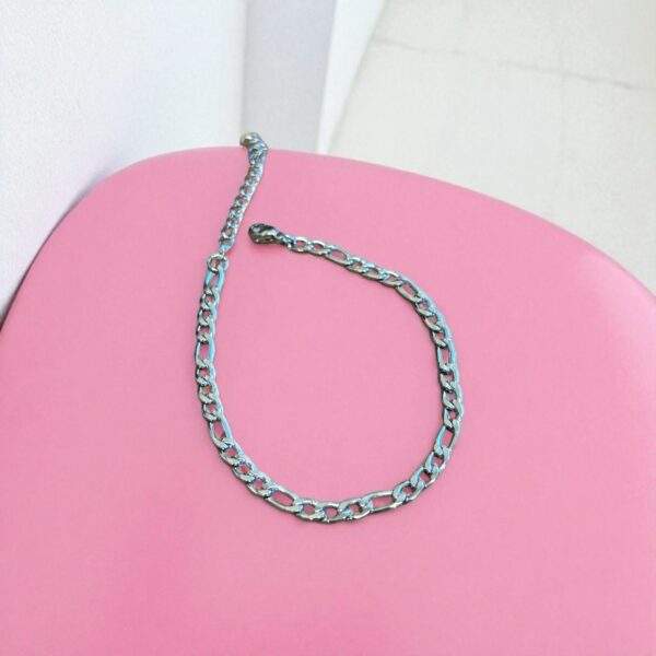 simple Chain Fußkette - silber, Edelstahl
