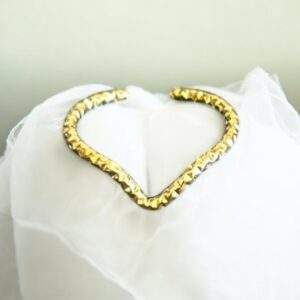 Liquid Line Ring gold - Edelstahl, verstellbar