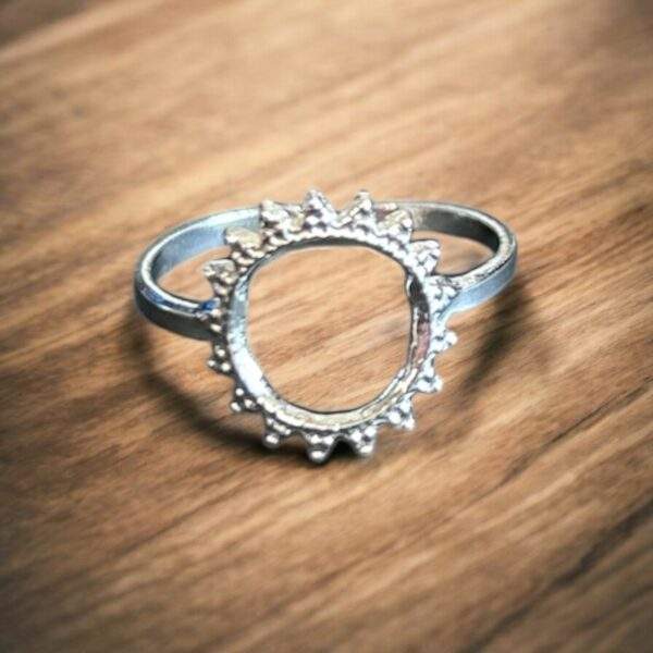 Solar Dream Ring silber - Edelstahl, verstellbar