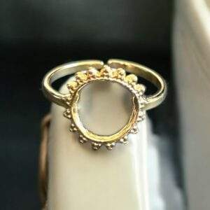 Solar Dream Ring gold - Edelstahl, verstellbar