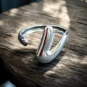 Silver Motion Ring silber - Edelstahl, verstellbar