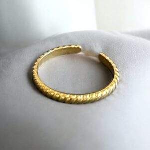 Minimal Vibe Ring gold - Edelstahl, verstellbar