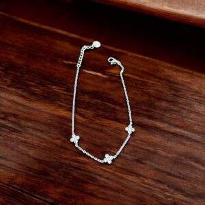 Blooming Grace Armband - silber, Edelstahl