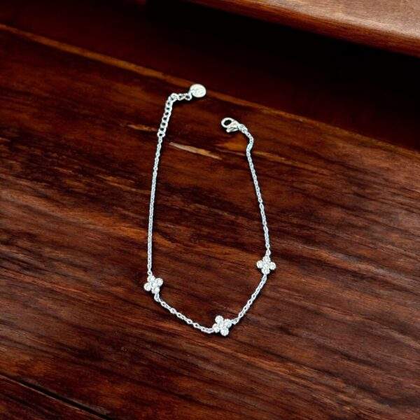 Blooming Grace Armband - silber, Edelstahl