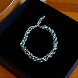Big Chain Fußkette - silber, Edelstahl