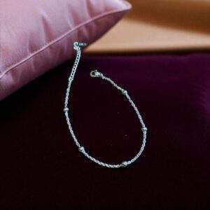 Silver Breeze Fußkette - silber, Edelstahl