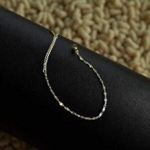 Twist Elegance Armband - gold, Edelstahl