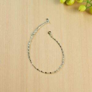 beauty twist Fußkette - gold, Edelstahl