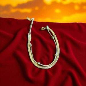 Royal Snake Armband - gold, Edelstahl