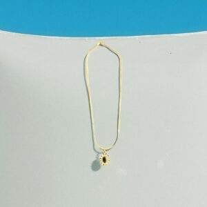 Sunny Drop Halskette - gold, Edelstahl