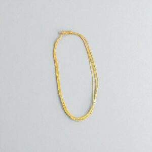 Twilight Chain Halskette - gold, Edelstahl