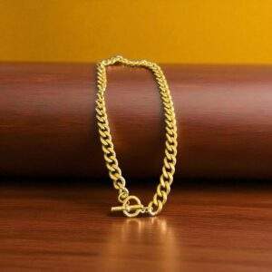 Royal Chain Halskette - gold, Edelstahl