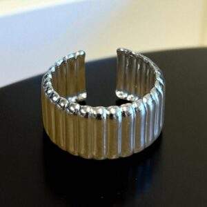 Column Ring silber - Edelstahl, verstellbar