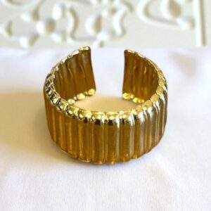 Column Ring gold - Edelstahl, verstellbar