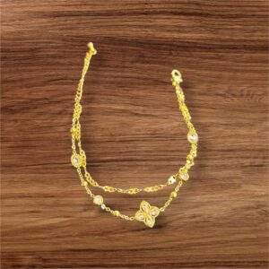 Goddess Glow Armband gold - Edelstahl, verstellbar