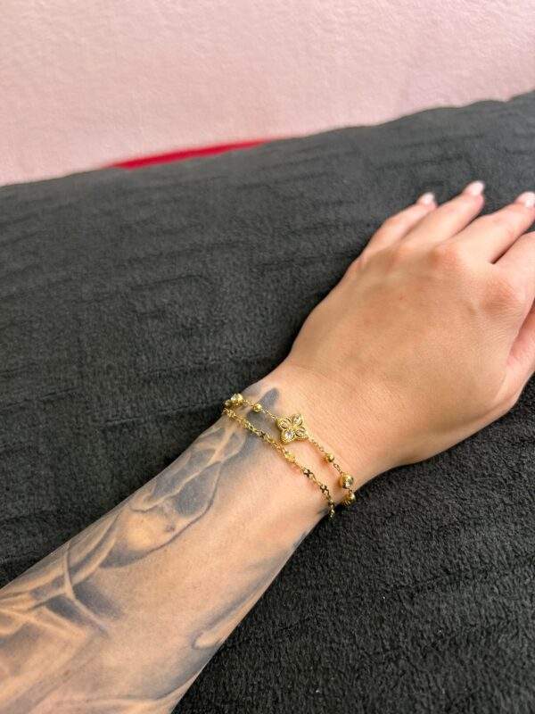 Goddess Glow Armband gold - Edelstahl, Wasserfest - Image 2