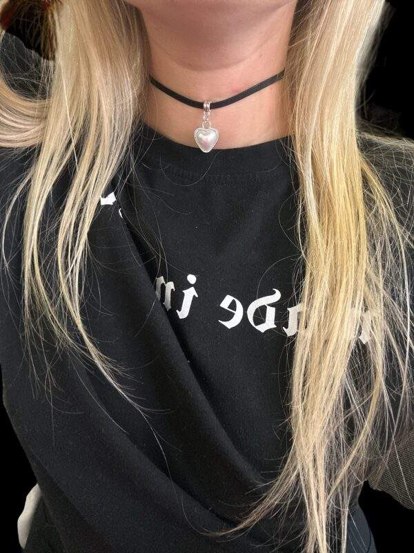 Moonlight Heart Choker silber - Image 2