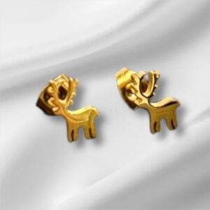 Rudolph Ohrstecker gold - Edelstahl, Wasserfest