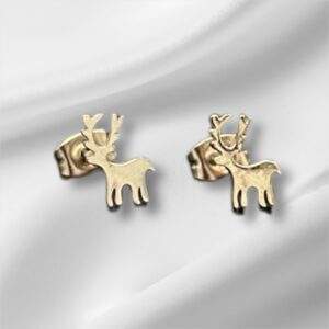 Rudolph Ohrstecker silber - Edelstahl, Wasserfest