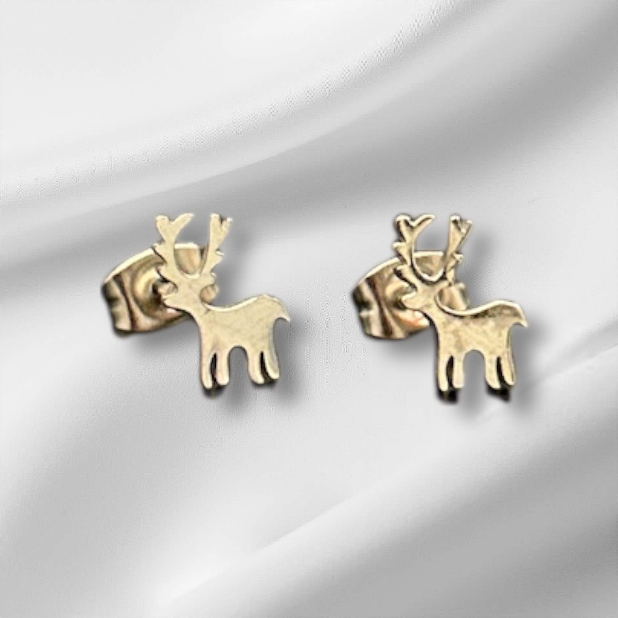 Rudolph Ohrstecker silber - Edelstahl, Wasserfest