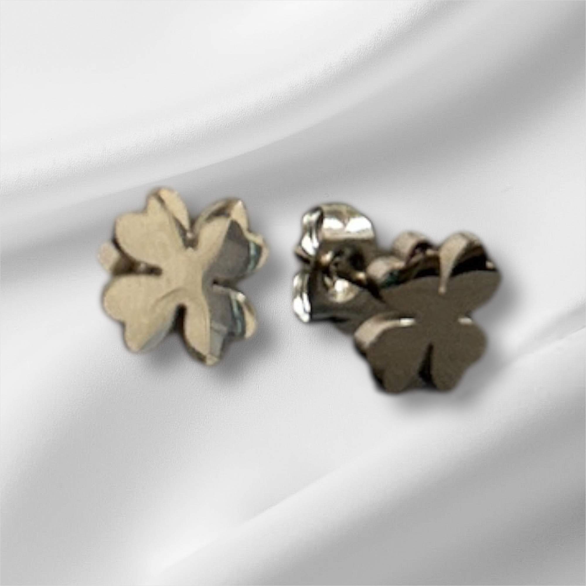 Silver Luck Ohrstecker silber - Edelstahl, Wasserfest