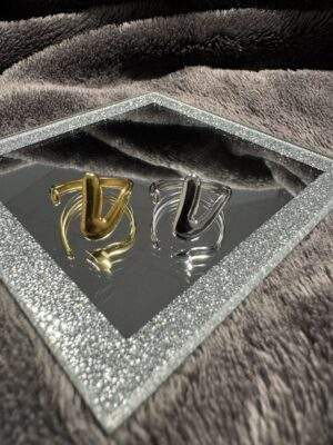 Hook Ring gold / silber